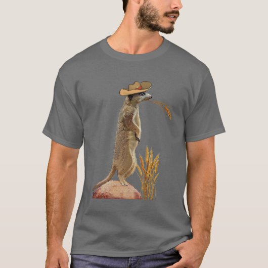 T-shirt Meerkat Cowboy (Devant)