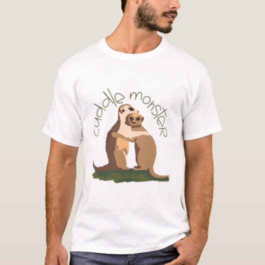 T-shirt Meerkat Cuddle (Devant)