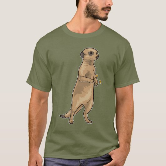 T-shirt Meerkat Darts Dart (Devant)