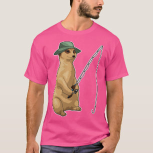 T-shirt Meerkat Fishing Fisher