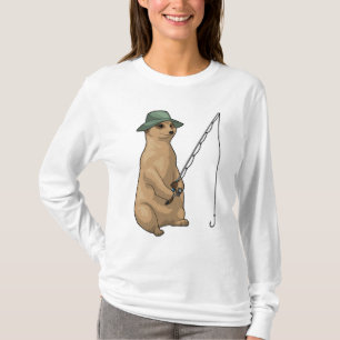 T-shirt Meerkat Fishing Fisher