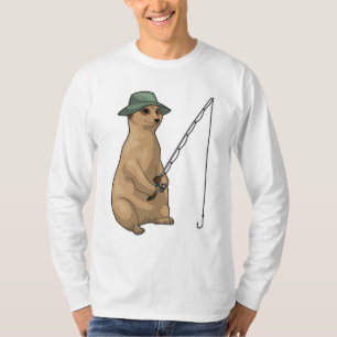 T-shirt Meerkat Fishing Fisher