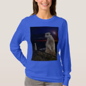T-shirt Meerkat Géant En Haute Alerte, (Devant)