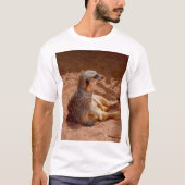 T-shirt Meerkat Lazy Days, (Devant)
