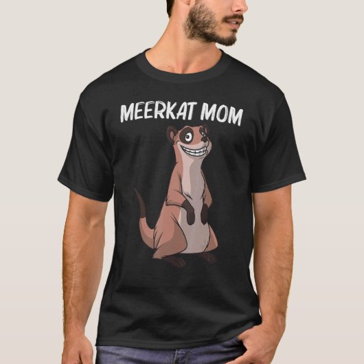 T-shirt Meerkat mignonne pour maman Mère Meerkat Mongose (Devant)
