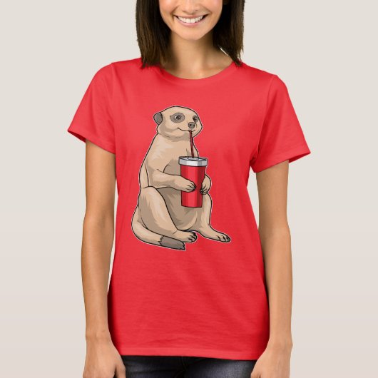 T-shirt Meerkat Mug (Devant)