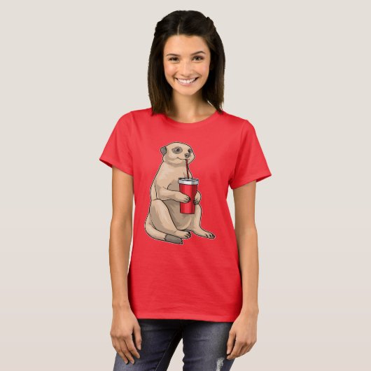 T-shirt Meerkat Mug (Devant entier)