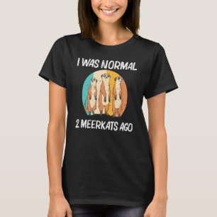 T-shirt Meerkat Pour Hommes Femmes Rétro Faune Zoo Animaux