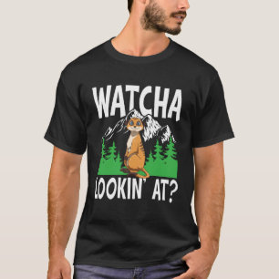 T-shirt Meerkat pour un visiteur du zoo de Meerkat