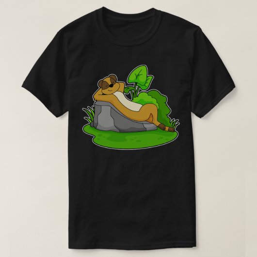 T-shirt Meerkat Relax Rock (Design devant)