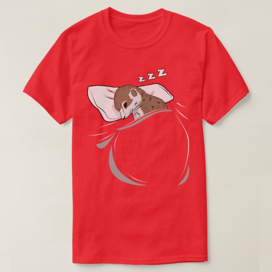T-shirt Meerkat Sleeping Animal Nap Napping Stwood (Design devant)
