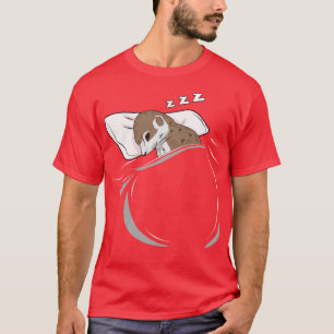 T-shirt Meerkat Sleeping Animal Nap Napping Stwood