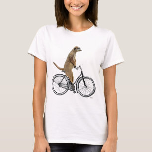 T-shirt Meerkat sur la bicyclette 2