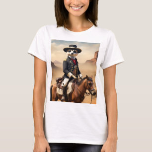 T-shirt Meerkat Sur Un Cheval : Pourrait Être L'Étranger S