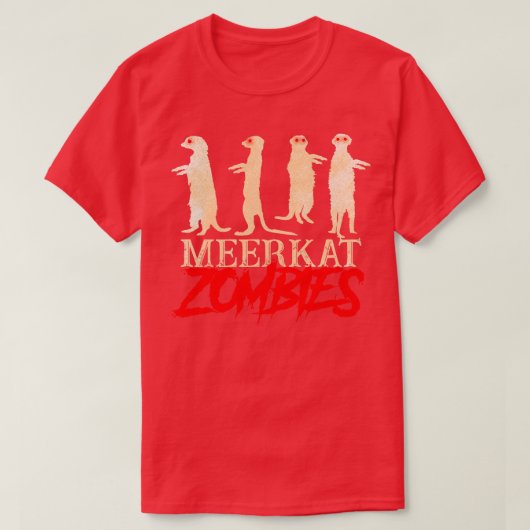 T-shirt Meerkat Zombies (Design devant)