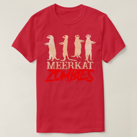 T-shirt Meerkat Zombies (Design devant)