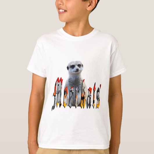 T-shirt "Meerkats : Debout Fière derrière le nom" (Devant)