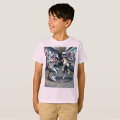 T-shirt Meerkats en Basket blanc (Devant entier)