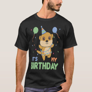 T-shirt Meerkats pour les enfants Anniversaire C'est mon a