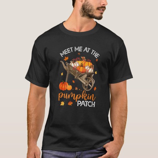 T-shirt Meet Me At The Pumpkin Patch (Devant)