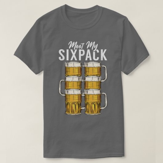 T-shirt Meet my Sipack Beer Drinker (Design devant)