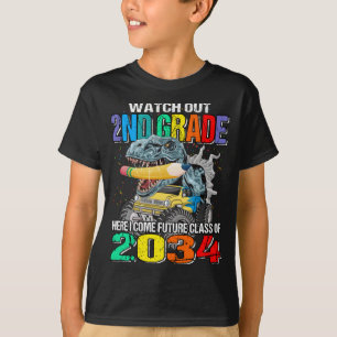 T-shirt Méfiez-vous de 2e année ici I Come Future Class 20