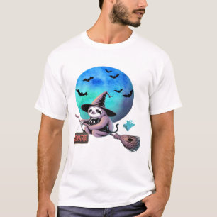 T-shirt Méfiez-vous de la paresse de la sorcière mignonne