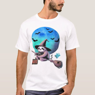 T-shirt Méfiez-vous de la sorcière paresseuse mignonne vol
