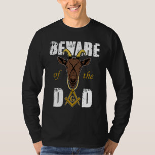 T-shirt Méfiez-vous des chèvres Masons papa Freemason père
