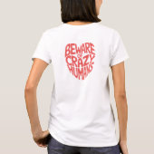 T-shirt Méfiez-vous des fous (Dos)