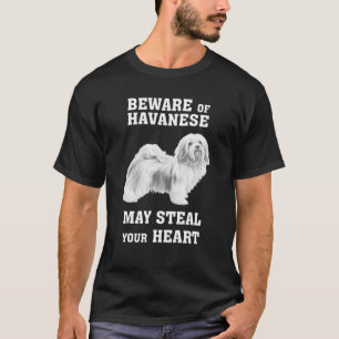 T-shirt Méfiez-vous du Havanais qui vous vole le coeur