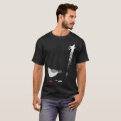 T-shirt Méfiez-vous Mouette Albatros Oiseau Crack Gull Bea (Devant entier)