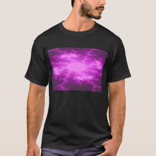 T-shirt Mega Lightning Fractal Mens T Shirt