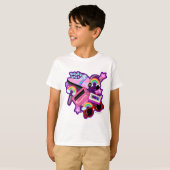 T-shirt Mega Neon 80s Design (Devant entier)