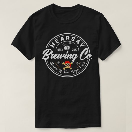 T-shirt Mega Pint Hearsay Brewing Co classique (Design devant)