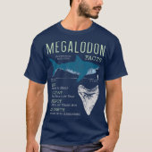 T-shirt Megalodon Faits (Devant)