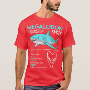 T-shirt Megalodon Faits Plongeur géant Sauvez les requins