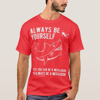 T-shirt Megalodon Shark Bite Funny Meg Shark Bite Kids Sha