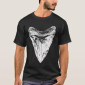T-shirt Megalodon Tooth Shark Lover Cadeau Meg Sharks Foss (Devant)