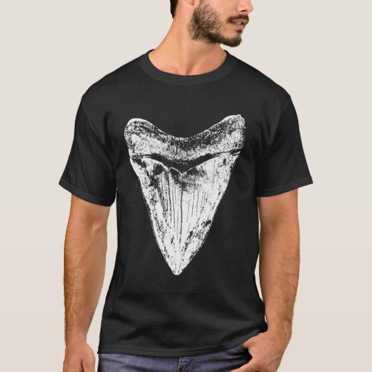 T-shirt Megalodon Tooth Shark Lover Cadeau Meg Sharks Foss (Devant)