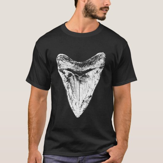 T-shirt Megalodon Tooth Shark Meg Sharks Fossil Th (Devant)