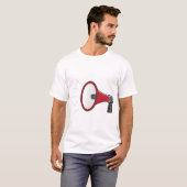 T-shirt Mégaphone bruyant (Devant entier)