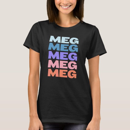 T-shirt Mégatexte répété moderne (Devant)