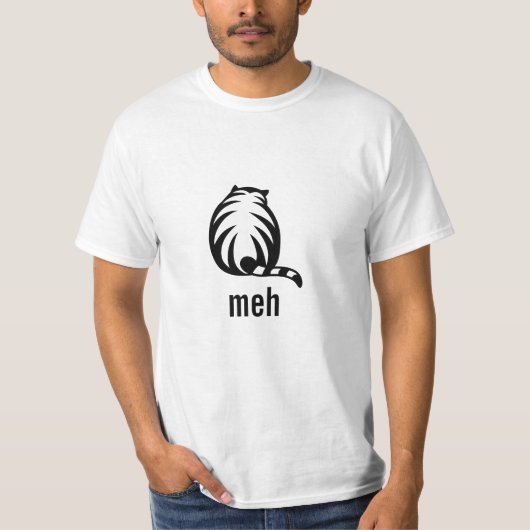 T-shirt Meh Chat (Devant)