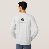 T-shirt "Meh. "La chemise à manches longues des hommes (Dos entier)