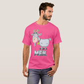 T-shirt Meh Sarcastic Goat Lover (Devant entier)