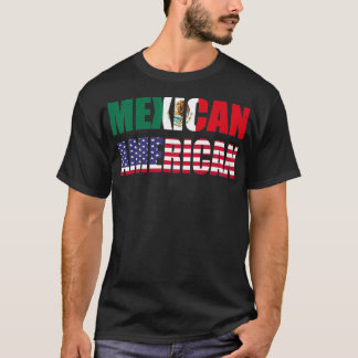 T-shirt Meican American Flag
