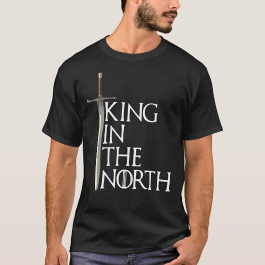 T-shirt MEILLEUR À ACHETER - King In The North Essential T (Devant)