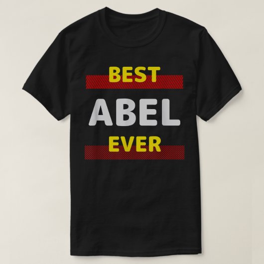 T-shirt Meilleur Abel Ever Amis Nom Buddy Nickname Persona (Design devant)