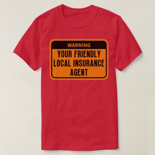T-shirt Meilleur agent d'assurance 3 (Design devant)